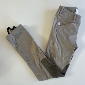 16 Tailored Sportsman Girls Side Zip Trophy Jodhpurs Breeches Riding Equestrian